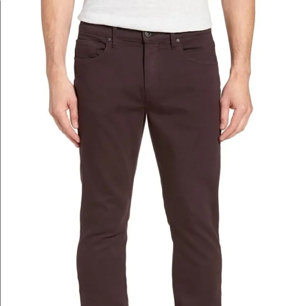 PAIGE Federal Straight Jeans Dark Port Sz 34x31